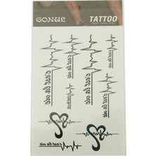 SHC4200 Imzalı Tattoo Dövme Sticker