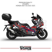 Sv Sticker Works Honda ADV350 Kaplama Motosiklet Sticker Design Etiket Modeli V1