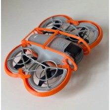 Koruyucu Kanem3D Djı Neo Tamponları Turuncu Renkli Gimbal ve Gövde Koruması Sağlar