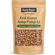 Mutlunun Huzur Bahçesi Kırık Kırmızı Antep Fıstığı Tatlılık Serpmelik 250 g