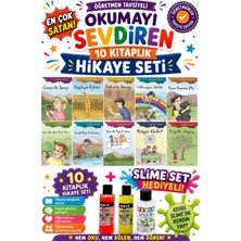 Ata Yayıncılık 1. Sınıf Öğretmen Tavsiyeli Okumayı Sevdiren 16 Sayfa 10 Kitaplık Hikaye Seti -3(Slime Set Hediyeli)