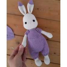 Renkli Ve Kreatif Amigurumi Tulumlu Tavşan