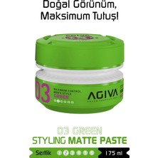Agiva Green Mat ve Doğal Görünüm Sağlayan Wax - 175ML