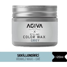 Agiva Saç Şekillendirici ve Renklendirici Wax Gri 120 gr