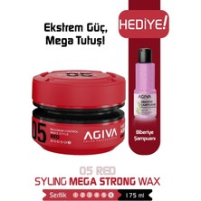 Agiva Red Mega Güçlü Tutuş ve Islak Görünüm Sağlayan Wax - 175ML