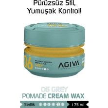 Agiva Grey Orta Tutuş ve Parlak Görünüm Sağlayan Wax - 175ML
