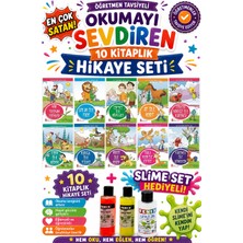 Ata Yayıncılık 1. Sınıf Öğretmen Tavsiyeli Okumayı Sevdiren 16 Sayfa 10 Kitaplık Hikaye Seti (Slime Set Hediyeli)