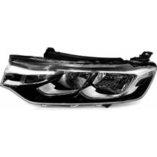 RIA Citroen C-Elysee 2017-2021 Far Sol Motorlu OEM 9817298480 Sol Ön Far Lambası Elektrikli Ayarlı Premium Kalite Orijinal Uyumlu