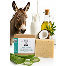 Şükran Ana Sabunları El Yapımı Aloe Veralı Eşek Sütü Sabunu 100 Gr