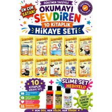 Ata Yayıncılık 1. Sınıf Öğretmen Tavsiyeli Okumayı Sevdiren 16 Sayfa 10 Kitaplık Hikaye Seti -2(Slime Set Hediyeli)