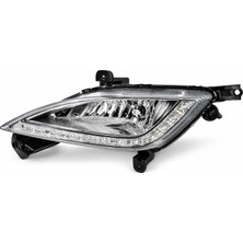 RIA Hyundai i30 2012-2015 Sis Lambası Sol LED'li OEM 92201A6000 Sol Ön Sis Farı DRL Gündüz Farlı Premium Kalite Orijinal Uyumlu