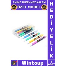 Wintoup #kalem Kaliteli Özel Model Nostalji Karakterli Okul Ofis Hediyelik Akıcı Anime Figür Tükenmez Kalem