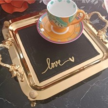 Lasetu Love Aşk  Kahve Yanı Kokteyl Peçetesi 1 Adet