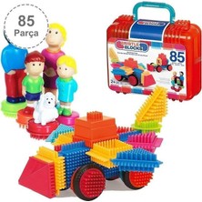 Battat Bristle Blocks Yapı Oyuncakları - Aile - 85 Parça