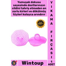 Wintoup #fırça Yumuşak Plastik Parmak Yüzük Girişli Kaymaz Masaj Evcil Bakım Kedi Köpek Yıkama Fırçası