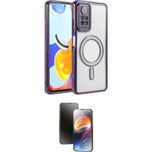 Uravas Store Ieg™ Redmi Note 12 Pro 4g Kılıf Zirve Doku Prime - Siyah 3D Antistatik Mat Seramik Nano Ekran Koruy