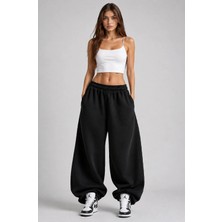 BSBSPOR Yazlık Büyük Beden Bol Geniş Lastikli Paça Unisex Model Esofman Altı