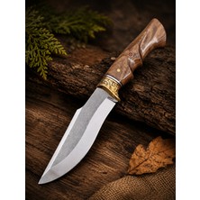 N690 Böhler Çelik El Yapımı Koleksiyonluk Outdoor Kampçı & Avcı Bıçağı