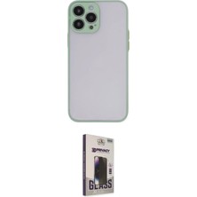 Uravas Store Ieg™ Iphone 15 Pro Kılıf Ahenk Çizgi Serisi - Siyah Bilvis Hayalet Cam Ekran Koruyucu