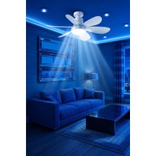 Airlux Nefes Trion 1154 Vantilatör LED Aydınlatmalı Uzaktan Kumandalı Beyaz ABS Malzeme