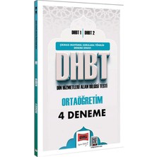 Yargı Yayınları Dhbt 1-Dhbt 2 Ortaöğretim 4 Deneme Sınavı
