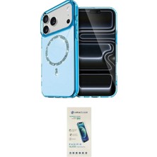 Uravas Store Ieg™ Iphone 17 Pro Max Kılıf Kıvılcım Form Prime - Şeffaf Pasifik Cam Ekran Koruyucu