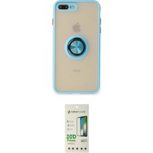 Uravas Store Ieg™ Iphone 7 Plus Kılıf Yörünge Çizgi - Siyah 20D Premium Cam Ekran Koruyucu