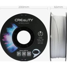 Creality Cr-Petg 1 kg Beyaz Filament 1.75MM PETG Malzeme ile Suya Dayanıklı ve Esnek