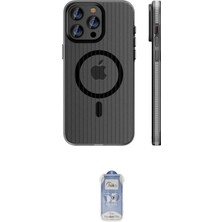Uravas Store Ieg™ Iphone 16 Pro Max Kılıf Pusula Minimal Koleksiyonu - Siyah Joko Magic 5d Cam