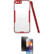 Uravas Store Ieg™ Iphone 7 Plus Kılıf Atlas Asil Serisi - Siyah 3D Antistatik Mat Seramik Nano Ekran Koruyucu