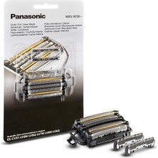 Panasonic WES9038Y1361 Elektrikli Tıraş Makinesi Için Yedek Bıçaklar ve Folyo ES-LV9Q, ES-LV6Q ve ES-CV51, Combo Pack, 5 Bıçak Sistemi, Gelişmiş Japon Paslanmaz Çelik, Su Geçirmez
