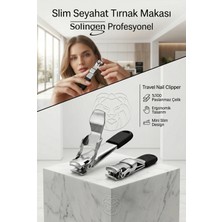 Creatividad Solutions Tırnak Makası - Paslanmaz Çelik Slim Seyahat Boy Solingen Profesyonel 723272