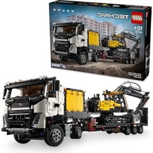 Die Grup Volvo Fmx Kamyon ve Elektrikli Ekskavatör Yapım Seti, 2274 Parça