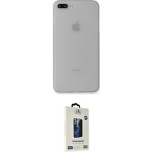 Uravas Store Ieg™ Iphone 7 Plus Kılıf Yadigar Yansıma Serisi - Beyaz Bilvis Hayalet Cam Ekran Koruyucu