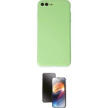 Uravas Store Ieg™ Iphone 7 Plus Kılıf Kozmos Yansıma Özel Seri - Siyah 3D Antistatik Mat Seramik Nano Ekran Koru