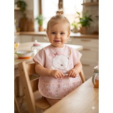 Bebe-chi Laura Baby Kısa Kollu Sıvı Geçirmez Mama ve Aktivite Önlüğü
