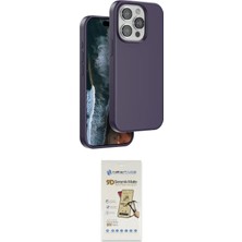 Uravas Store Ieg™ Iphone 14 Pro Max Kılıf Kıvılcım Çizgi Serisi - Siyah Mat Seramik Nano Ekran Koruyucu