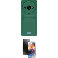 Uravas Store Ieg™ Redmi A3 4g Kılıf Vadi Çizgi Prime - Siyah 3D Antistatik Mat Seramik Nano Ekran Koruyucu