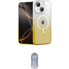 Uravas Store Ieg™ Iphone 15 Kılıf Eksen Minimal Özel Seri - Siyah Joko Magic 5d Cam