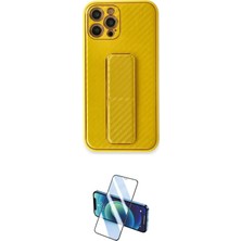 Uravas Store Ieg™ Iphone 12 Pro Max Kılıf Yörünge Yansıma - Siyah 3D Antistatik Seramik Nano Ekran Koruyucu