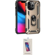 Uravas Store Ieg™ Iphone 13 Pro Max Kılıf Ahenk Klasik Koleksiyonu - Siyah Joko 5d Cam