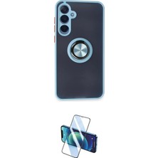 Uravas Store Ieg™ Galaxy A25 5g Kılıf Yörünge Çizgi - Siyah 3D Antistatik Cam Ekran Koruyucu