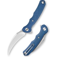 Trivisa LACERTA-04L | Mavi Mikarta Sap | 14C28N Çelik Çakı | TY19-LM-14