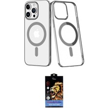 Uravas Store Ieg™ Iphone 14 Pro Max Kılıf Yörünge Minimal - Siyah Buffer Hayalet Cam Ekran Koruyucu