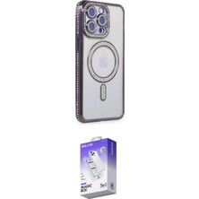 Uravas Store Ieg™ Iphone 15 Pro Kılıf Zirve Doku Prime - Siyah Bilvis 5ın1 3D Magic Cam Ekran Koruyucu