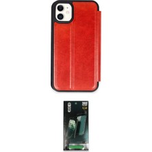 Uravas Store Ieg™ Iphone 11 Kılıf Zirve Yansıma Serisi - Siyah 360 Mat Full Body Arka Koruyucu