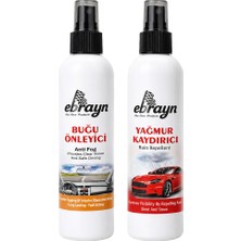 Ebrayn Güvenli Sürüş Seti - Yağmur Kaydırıcı & Buğu Önleyici Cam Bakım Spreyi  Marka: Ebrayn (Car Care Products)