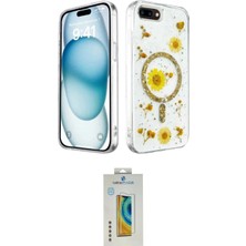 Uravas Store Ieg™ Iphone 7 Plus Kılıf Kozmos Doku - Beyaz Polymer Nano Ekran Koruyucu