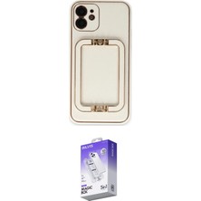 Uravas Store Ieg™ Iphone 12 Kılıf Kozmos Minimal Prime - Siyah Bilvis 5ın1 3D Magic Cam Ekran Koruyucu