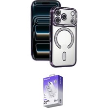 Uravas Store Ieg™ Iphone 17 Pro Max Kılıf Zirve Doku Prime - Siyah Bilvis 5ın1 3D Magic Cam Ekran Koruyucu